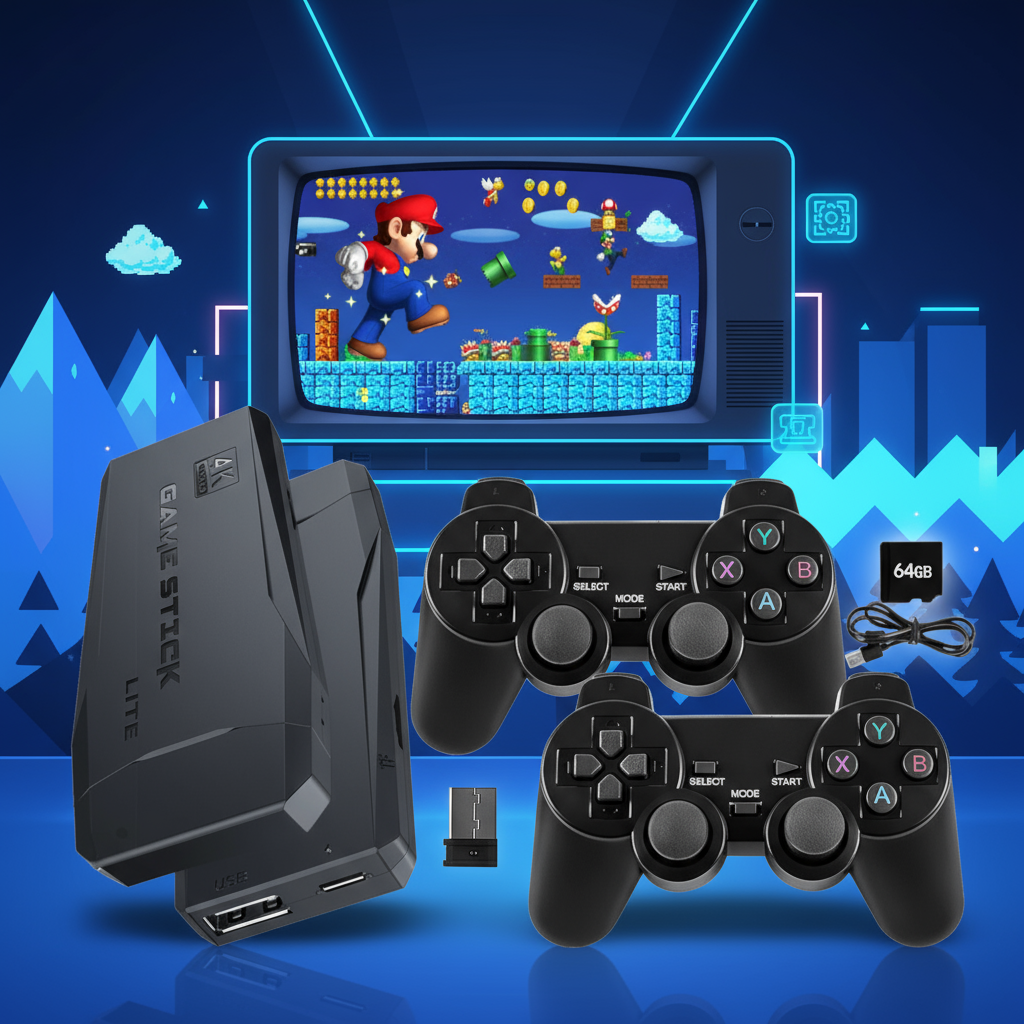 NexRetroPlay™ - Konsola 20 000 Gier Retro | 2 Pady Gratis